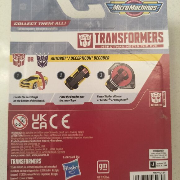 Micro Machines Transformers - Lot of 3 Jazz/Jetfire, ElitaOne/Sid(Series 1) NEW - Picture 2 of 9